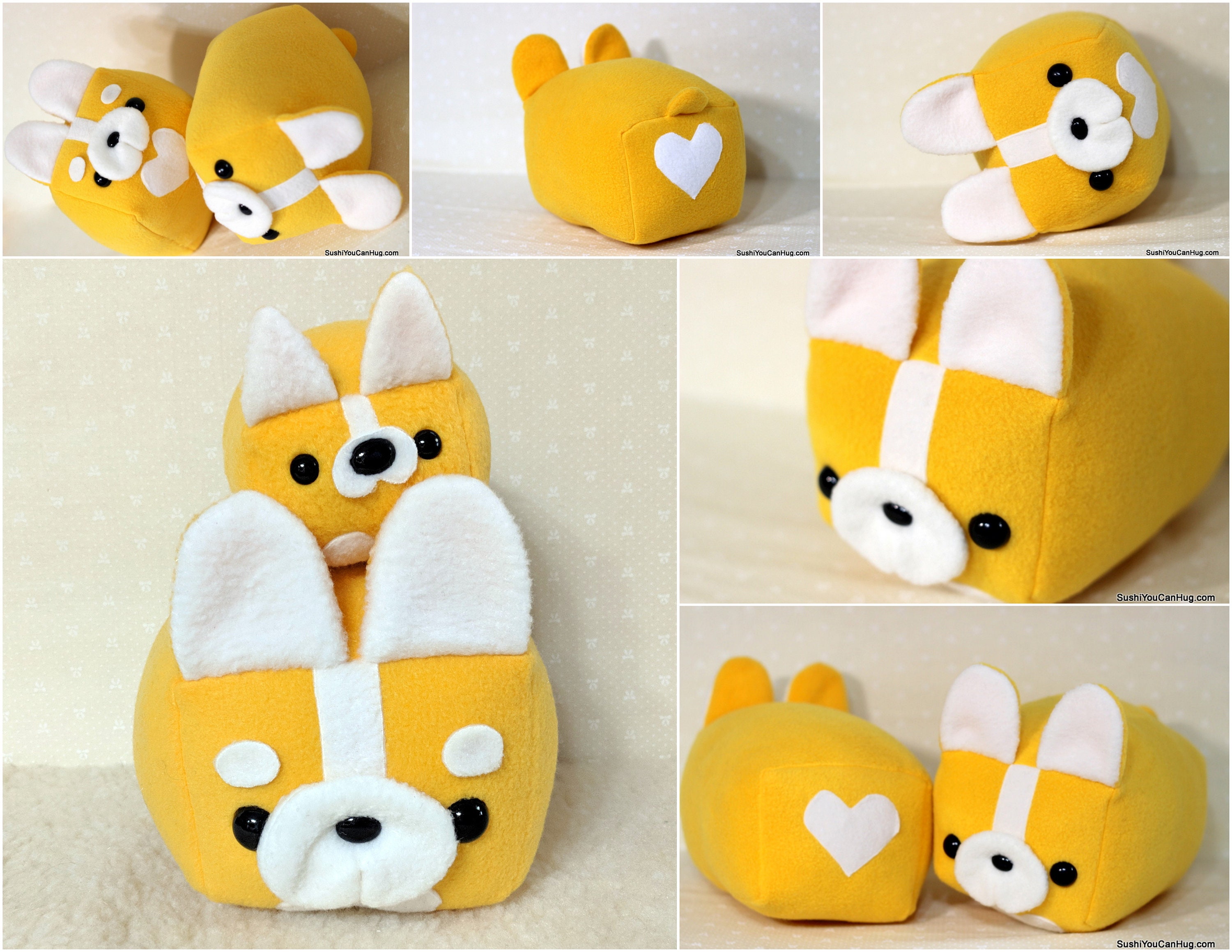 corgi loaf plush
