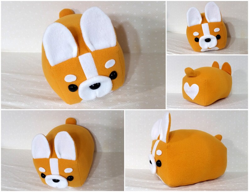 corgi loaf plush