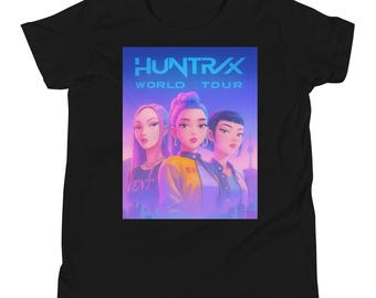 Kpop Demon Hunters T-shirt Gift For Kids,Jinu Manga Shirt,Kpop Huntrix Pin,Demon Hunter Merch,Saja Girls Fan Poster, Kpop Shirt