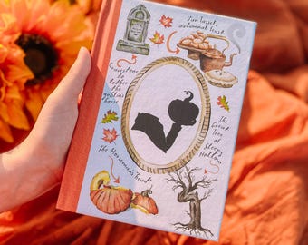 Headless in Sleepy Hollow Hardcover Journal  |  Classic Literature Gifts |  Halloween Aesthetic  |  Gifts for Autumn and Halloween