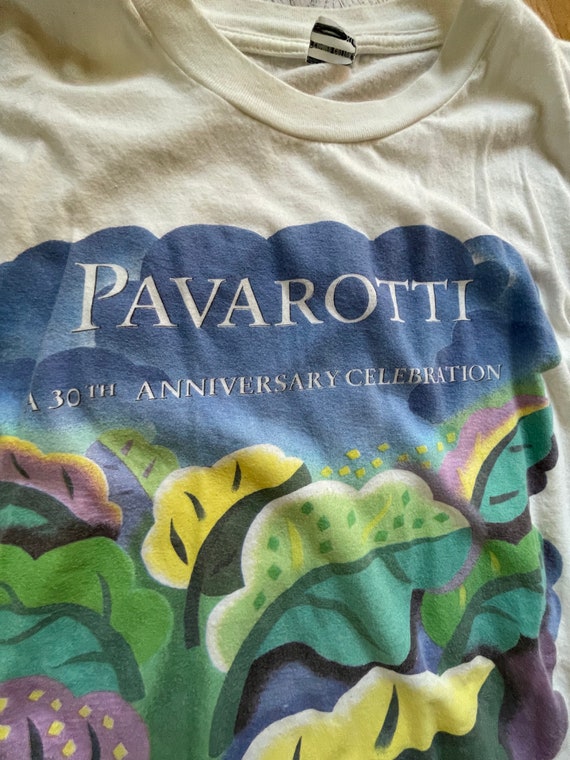 Pavarotti Vintage Concert X-Large T-Shirt Hyde Pa… - image 3