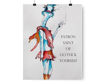 Patron Saint Myrtle: Premium Matte Vertical Posters