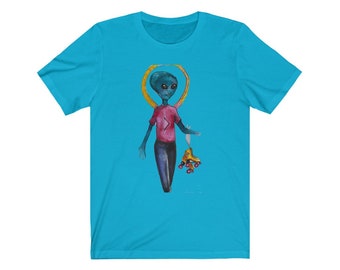 Cosmic Skate Unisex Jersey Short Sleeve Tee