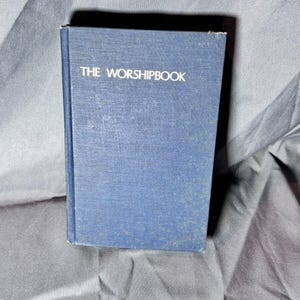 1972 The Worshipbook Church Hymnal vintage Services et hymnes Westminster Relié