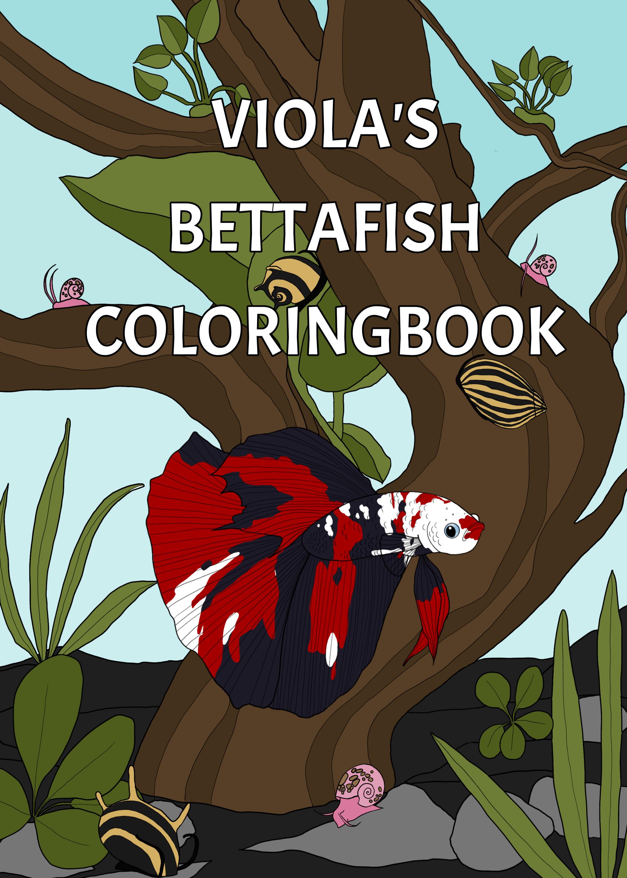 Violas Bettafish Coloringbook
