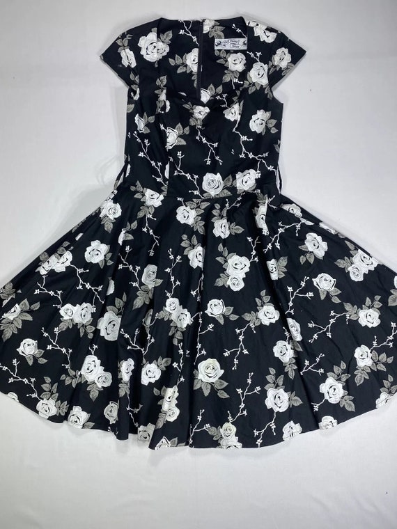 Vintage Hell Bunny Vixen Retro Fit and Flare Dress