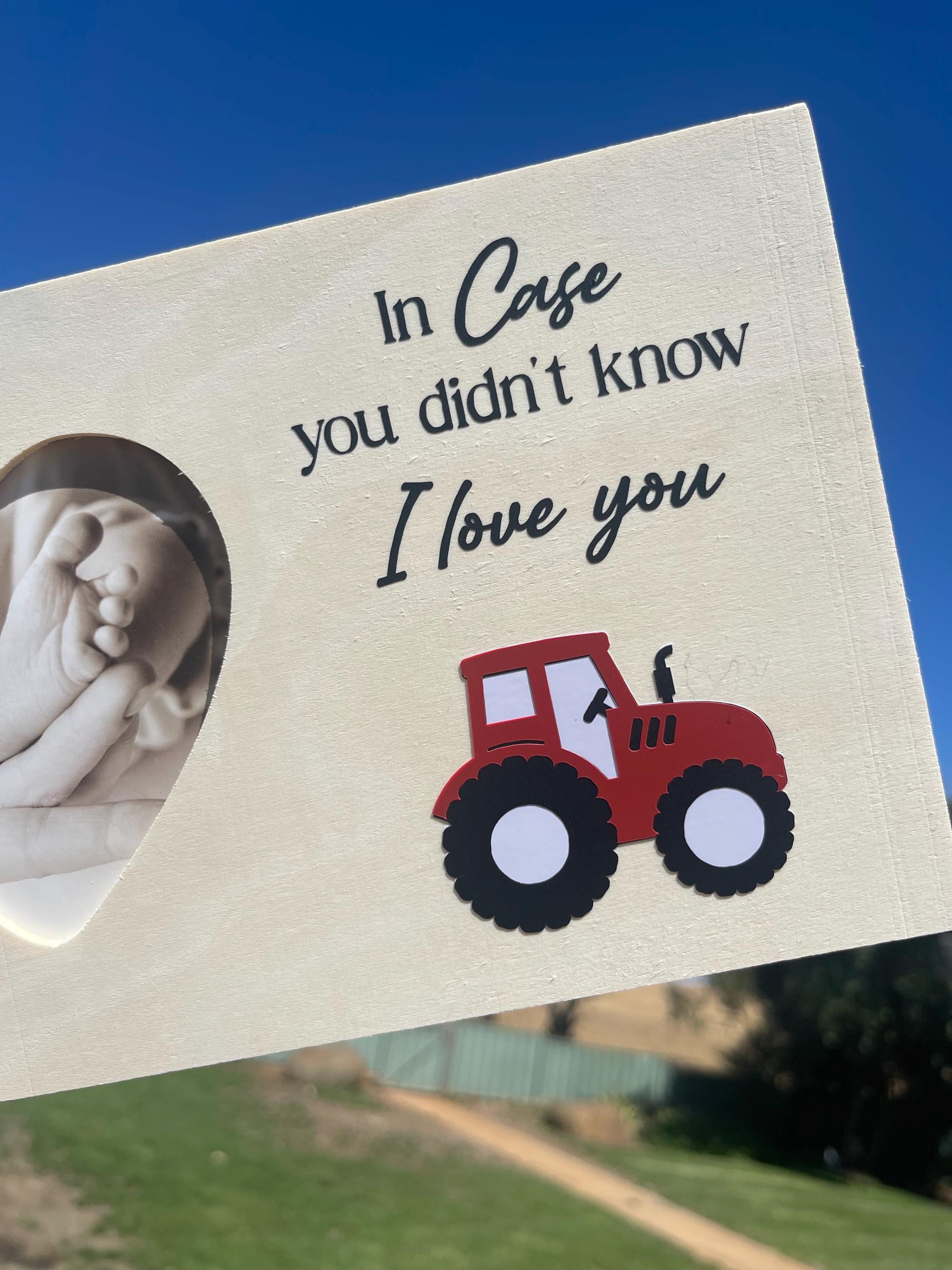 Case Tractor Inspired Photo Frame - Tractor Frame - Etsy