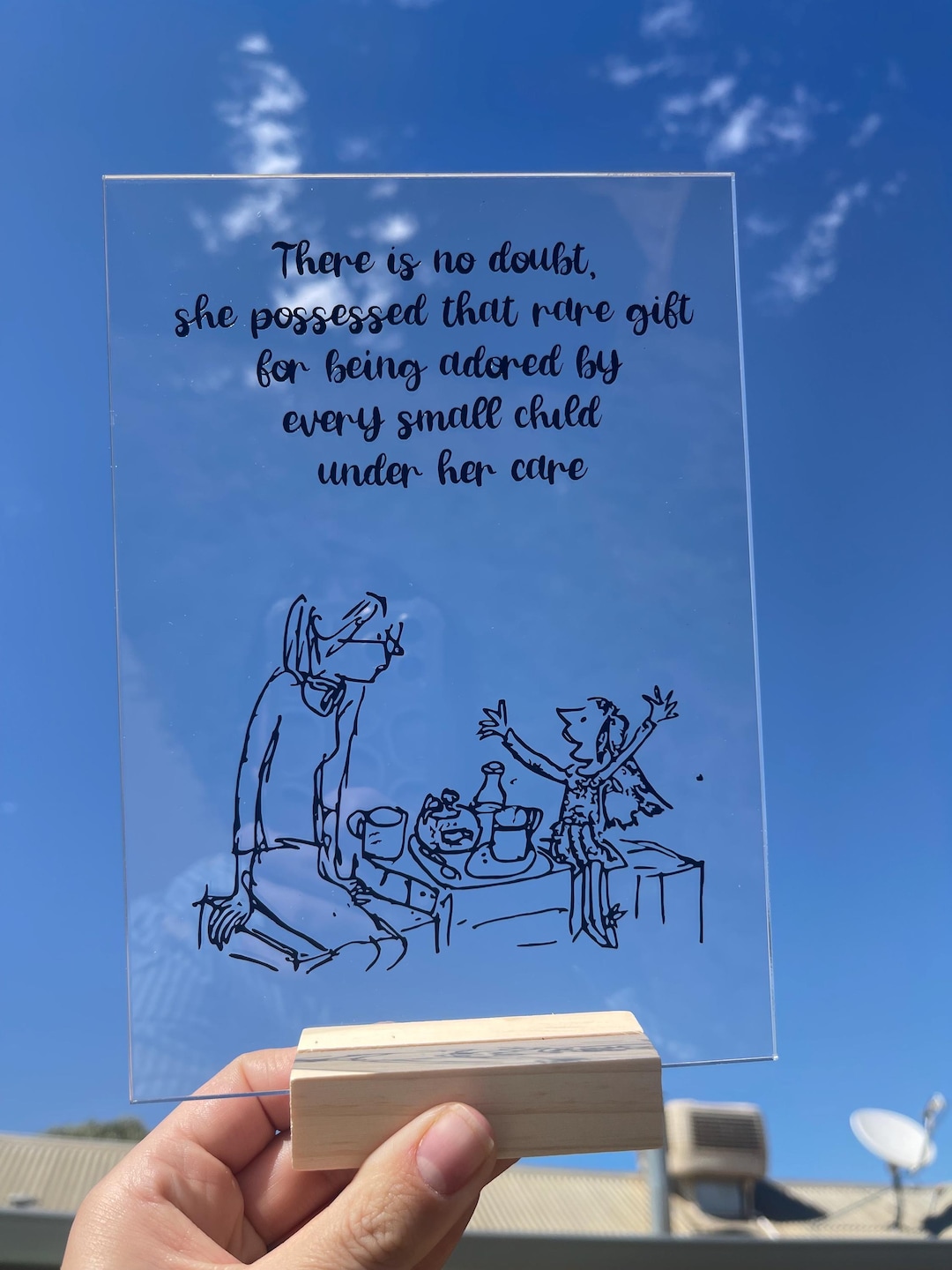 Matilda Inspired Teacher Sign: Teacher Appreciation Gift - Etsy