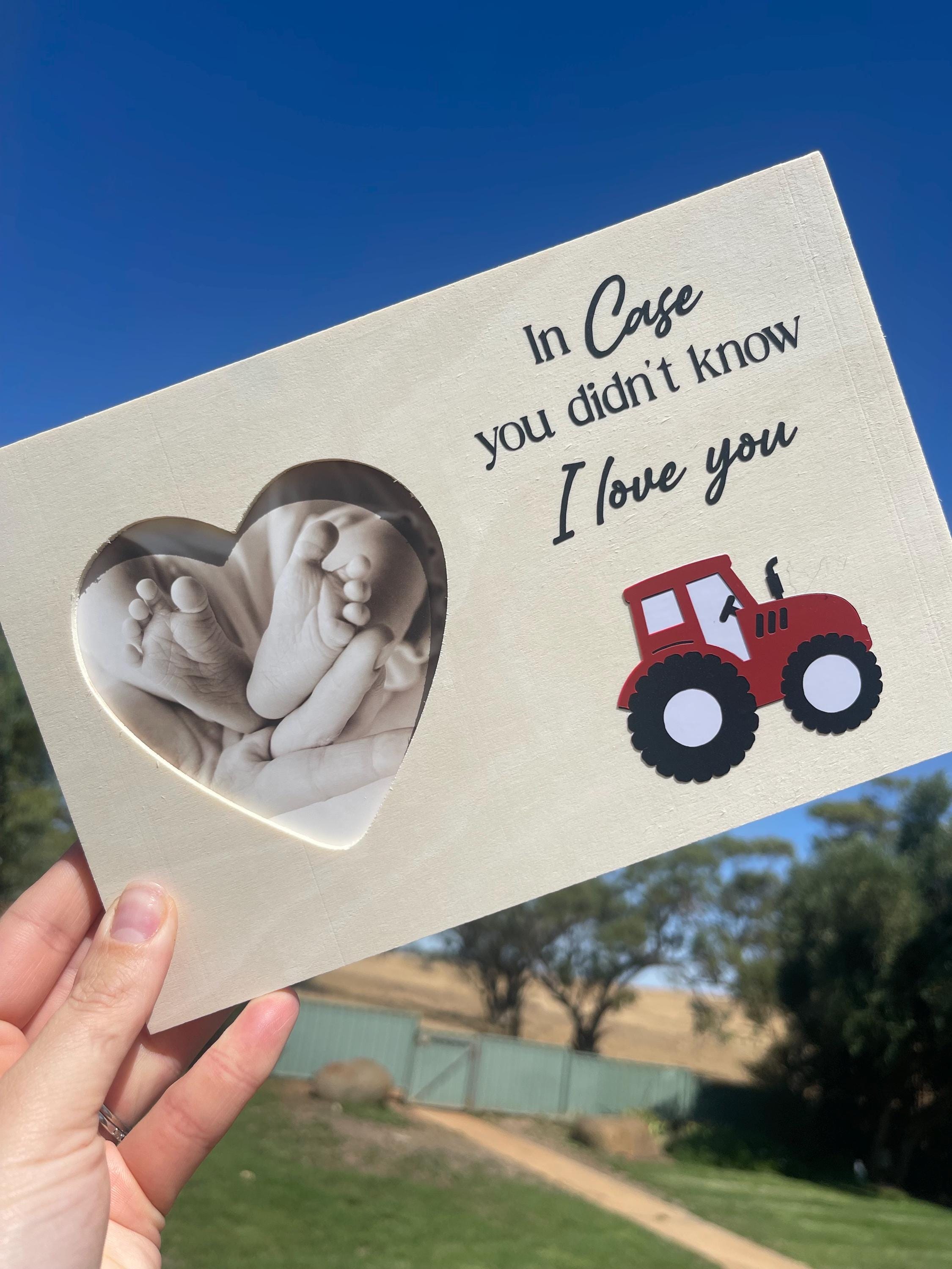 Case Tractor Inspired Photo Frame - Tractor Frame - Etsy
