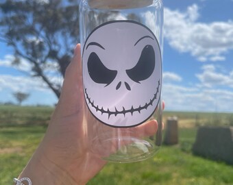 Vaso de Jack Skellington: Pesadilla antes del café, temática de Halloween