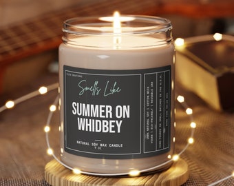 Soy Wax Candle PNW Inspired: Summer on Whidbey Island - Washington - Choose Your Scent!