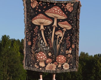 クレイジーきのこ　ブランケット 2WAYリバーシブルブランケット | nocco.