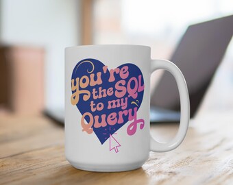 Grappige SQL Programmer-koffiemok, technisch cadeau