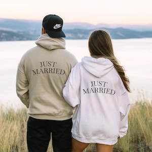 Just married matching hoodies - België