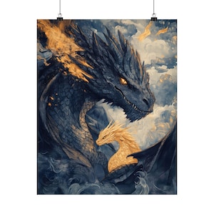Tairn Andarna Dragon Art Print, Czwarty Skrzydło Inspirowany Plakatem, Fantastyczna Sztuka Ścienna, Romantyczny Dekor Smoka, Prezent Dla Czytelników, Pokój Książkowy