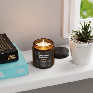 Custom Financial Freedom Candle, Debt Free Gift, Soy Wax image 4