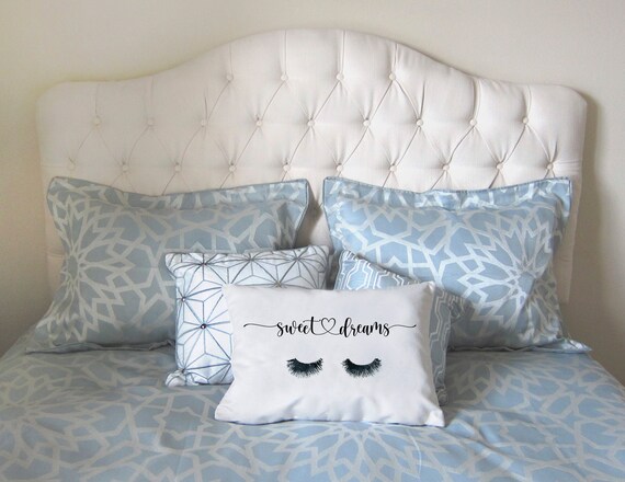Sweet Dreams Accent Throw Pillow Cover, Eyelashes Accent Throw Pillow  Cover, Decorative Sweet Dreams Eyelashes Accent Throw Pillow cover