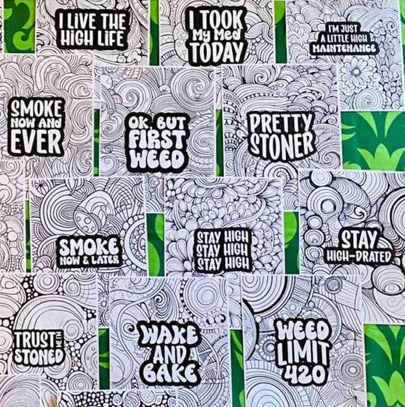 Adult Coloring Pages for Stoners - Il 794xN.6358749266 Rv3q 