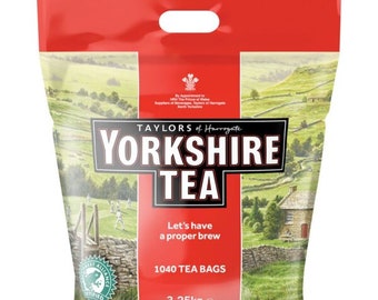 Taylor of Harrogate Yorkshire tea bags 1040- Classic British Breakfast Black Tea-Catering Pack 3.5kg