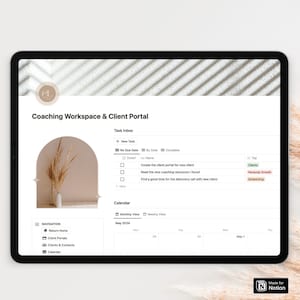Portal do Cliente Notion Coaching: Modelo de Espaço de Trabalho Empresarial Definitivo