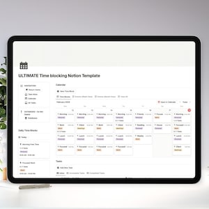 ULTIMATE Time Block Planner Notion Template