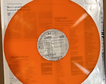 Taylor Swift Reputation Fye Orange Translucent LMTD Ed. Vinyl selten