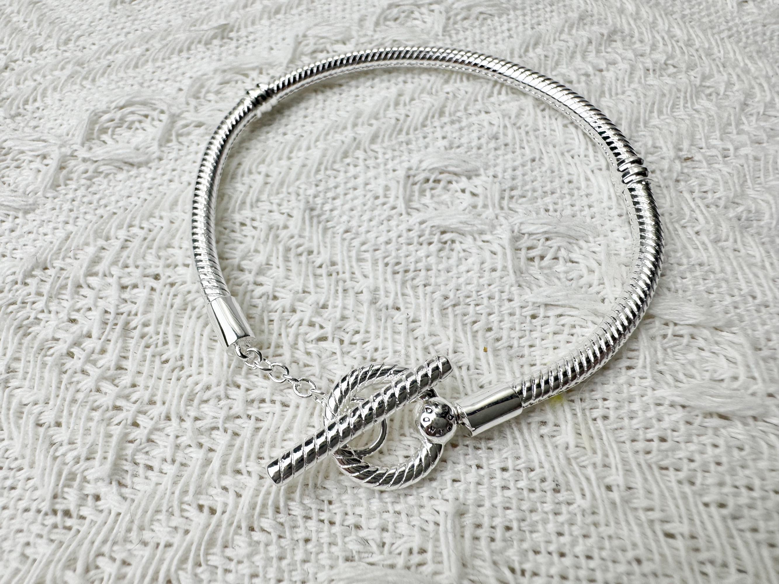 アクセサリー SV925 T BAR CHAIN BRACELET 1736191968-strathberry-t-bar-