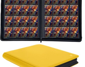 1100 card binder 4-Pocket Black Toploader Binder for Trading Cards – Cardshellz main image 0