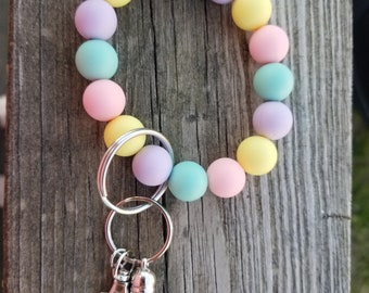 Mia Silicone Wristlet Keychain, Gift for Mom, Her, Daughter