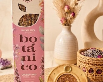 Lavender & Rose Petal Incense Sticks • Sagrada Madre Botanico Series •