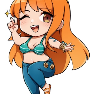 Une pièce - Stickers Nami