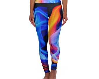 High Waisted Yoga Leggings (AOP)