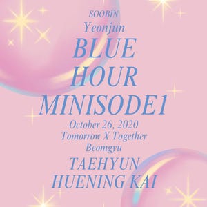 TXT Blue Hour Posters 2 ~ Kpop Poster ~ Tomorrow X Together ~