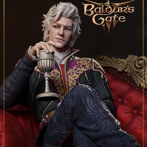 The Pale Elf -  Baldurs Gate 3 Figure, 12k Print , 3d printed Model, Gift for Gamer, BG3 Statue, Handmade Gift, Figurine Gift
