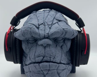 The Thing Headphone Stand,Headphone Holder, Gaming Stand, Room Decor, Office, Desktop,   Paintable Bust, The 4 Fantastic stand