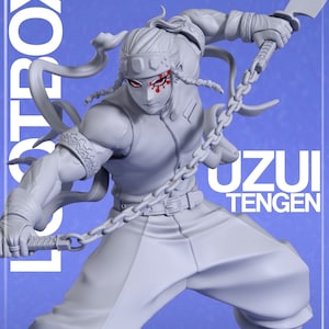 Uzui Tengen Demon Slayer, 12k Druck Unbemalt, 3d gedrucktes Modell, Geschenk für Gamer, Demon Slayer Statue, Handgemachtes Geschenk, Figur Geschenk