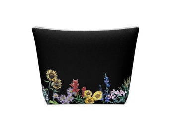 Wildflower Doodles Cosmetic Bag