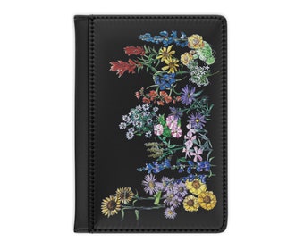 Watercolor Wildflower Passport Cover