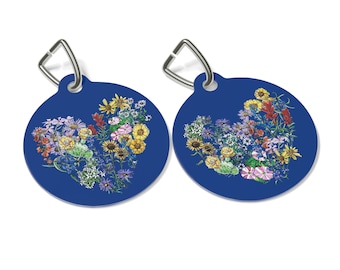 Pet Tag - Wildflower Hearts