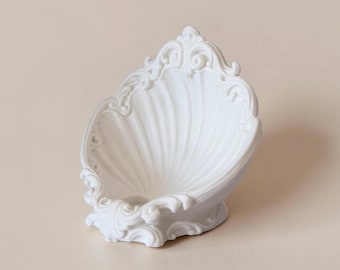 Muschel-Display für Sammlerfiguren | Integrierte Fußbetten