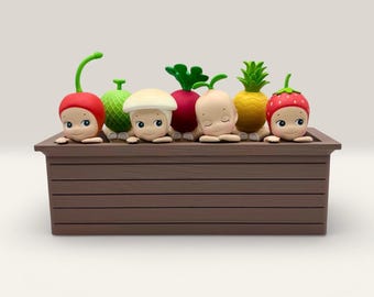 Garden Bed Display for Sonny Angel Hippers Version 1 | 3D Printed Display