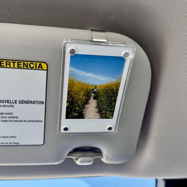Mini Polaroid Sun Visor Clip | Fujifilm Instax Photo Frame