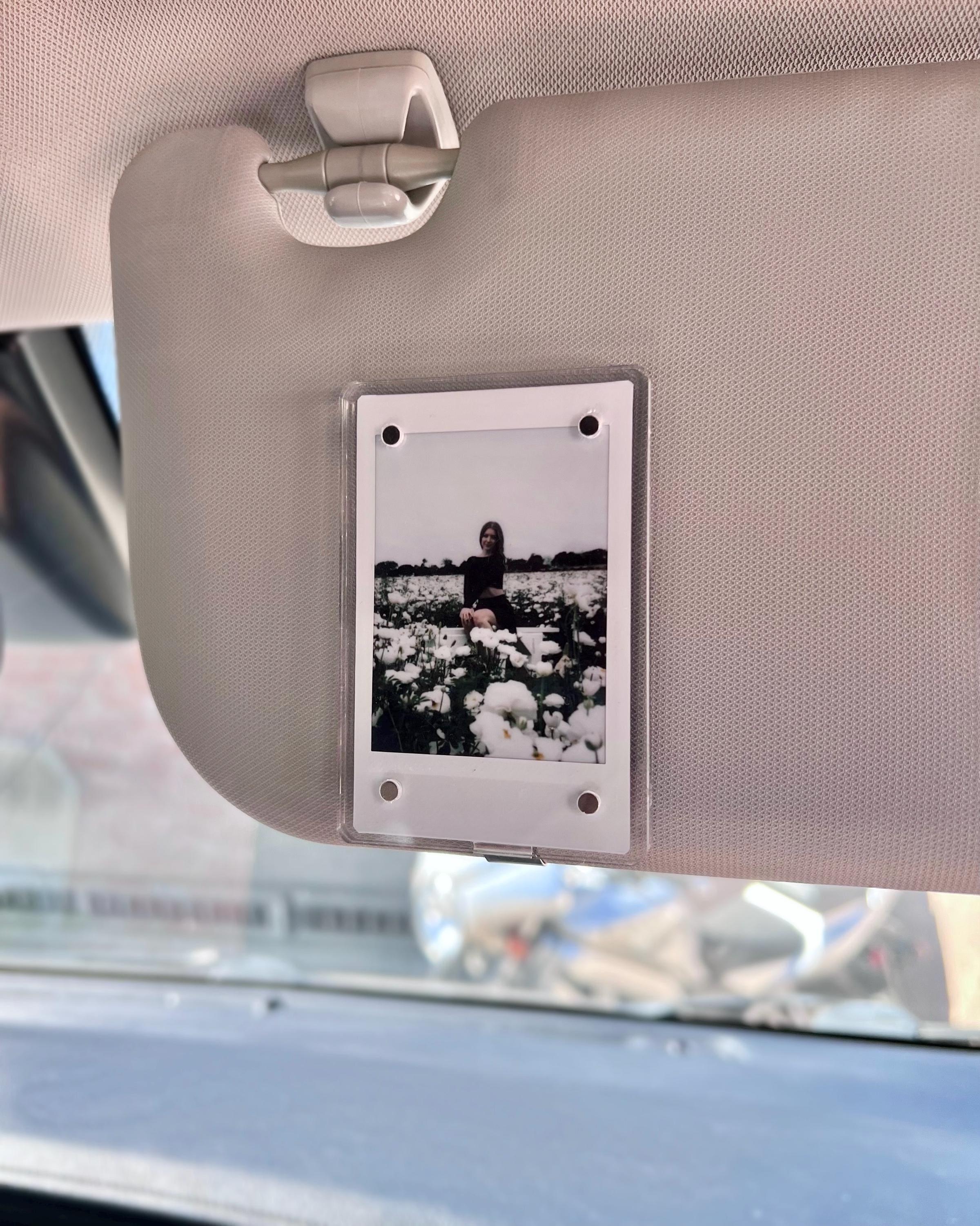 Sun Visor Clip for Mini Polaroid | Fujifilm Instax Mini | Great for Personalizing Your Car and Brightening Up Your Drive!
