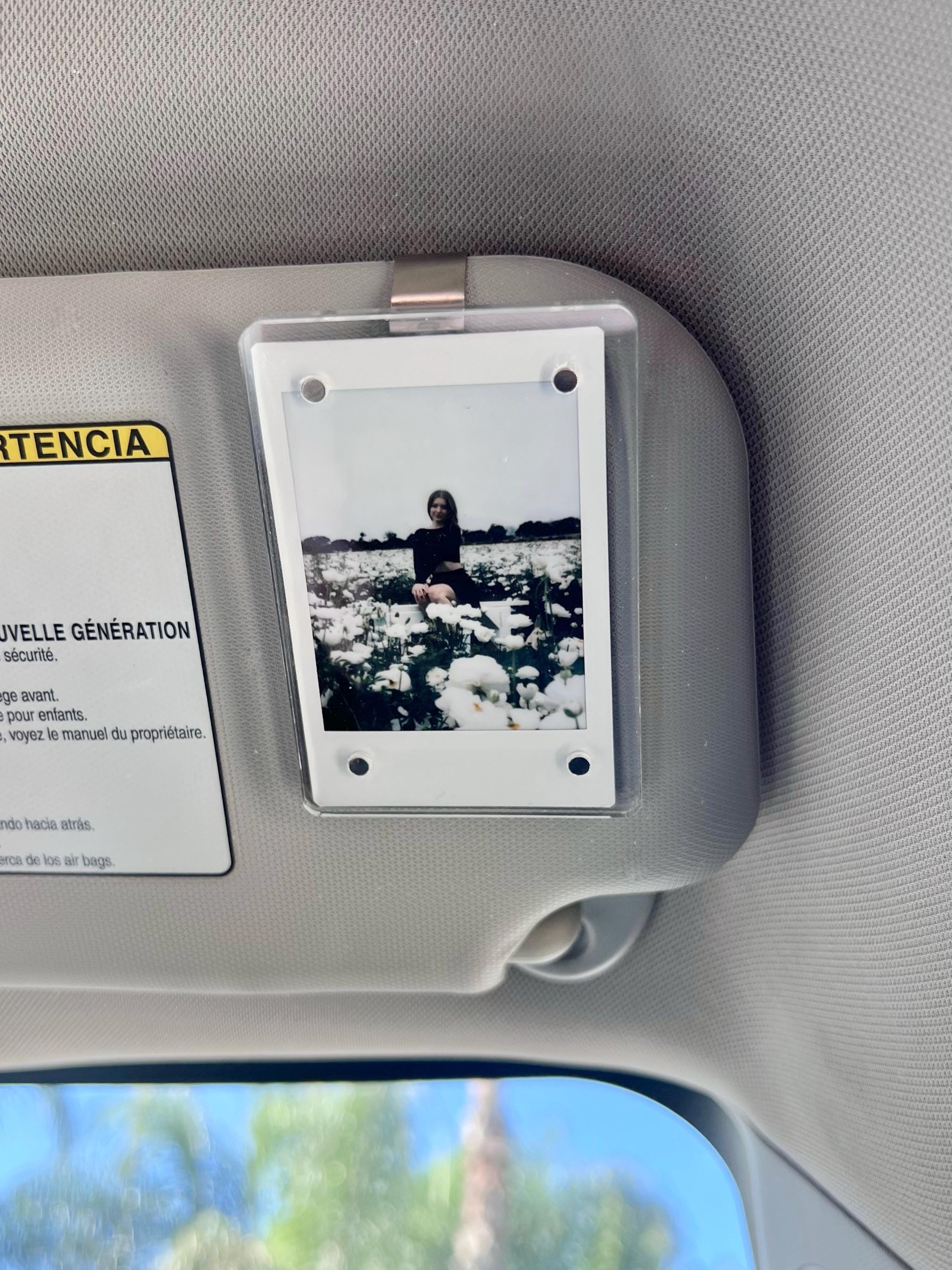 Sun Visor Clip for Mini Polaroid | Fujifilm Instax Mini | Great for Personalizing Your Car and Brightening Up Your Drive!