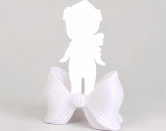 Bow Display for Collectible Figures | Built-In Footbeds