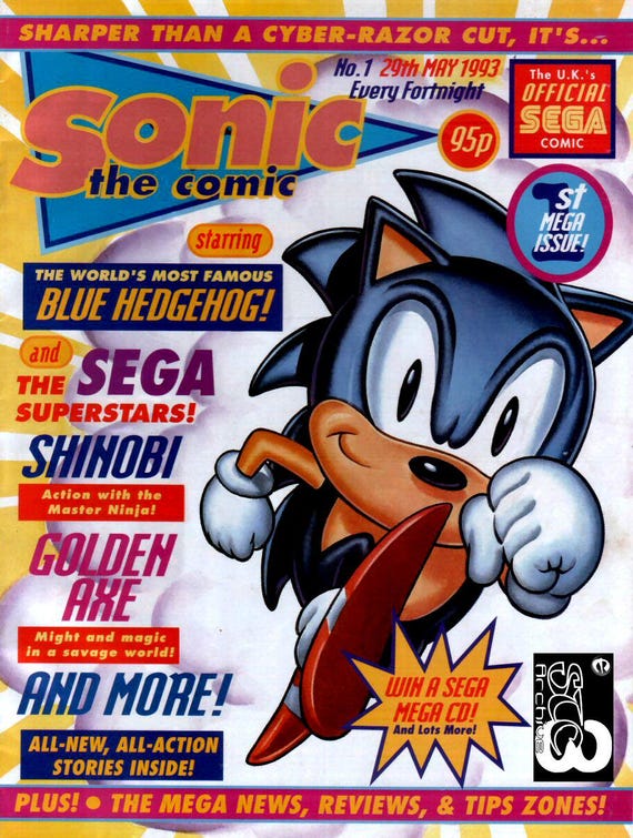 Complete Fleetway Sonic the Comic Collection (#1-#223 + Specials