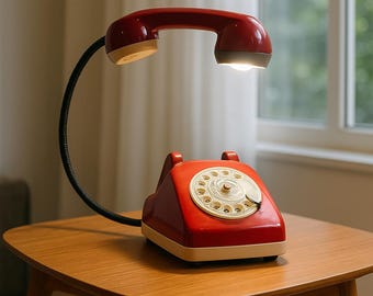電話のランプ ヴィンテージとレトロ 電話の照明器具 電話の受話器のLED