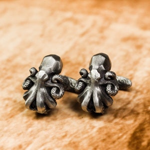Nautical Wedding Cufflinks, Octopus Cufflinks, Sea Ocean Marine, Sea Creature, Groomsmen Cufflinks, Gifts For Him