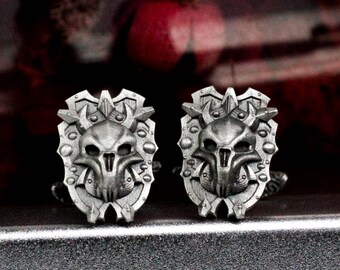 Fae Skull Cufflinks - 925 Sterling Silver Handmade