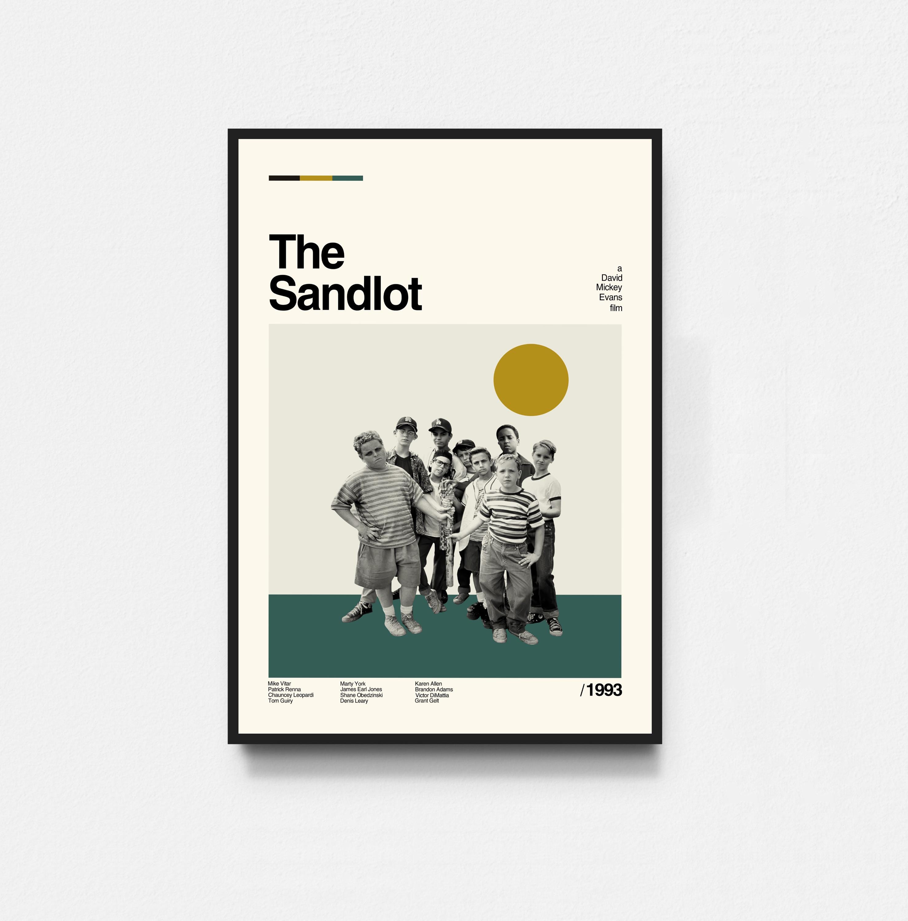 The Sandlot Poster, the Sandlot Print, Movie Poster, Midcentury Art, Minimalist Art, Retro ...